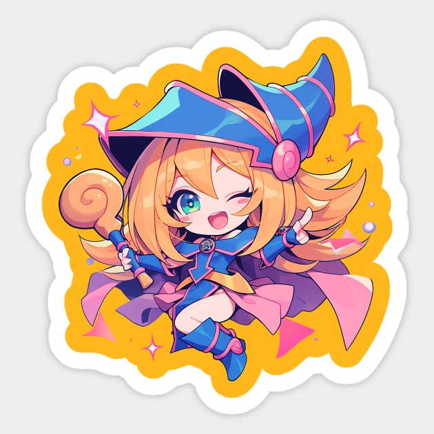 dark magician girl Sticker by peterdoraki